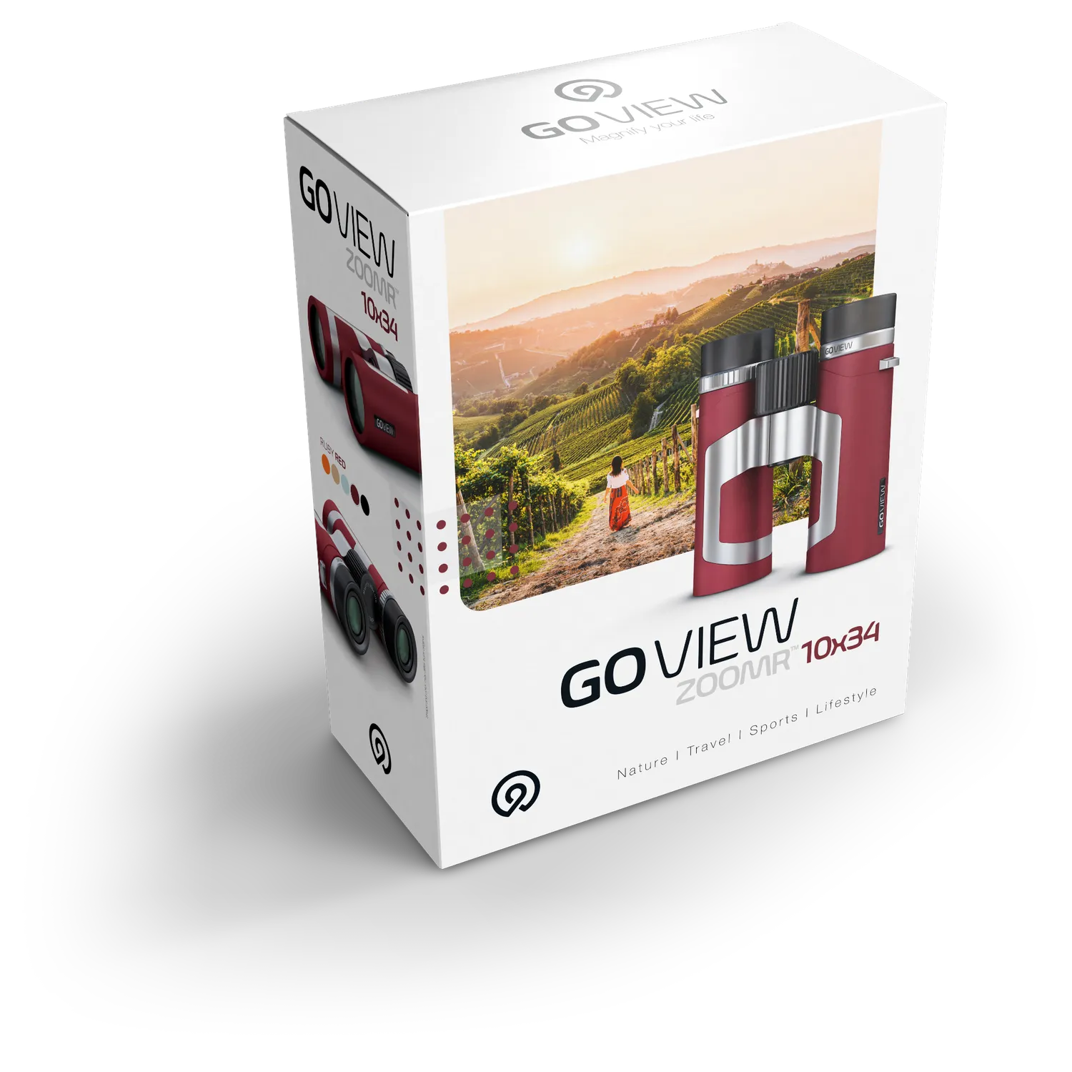 Go View ZoomR 10x34 verrekijker magnesium lichtgewicht